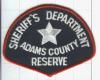 Adams County Sheriff Reserve