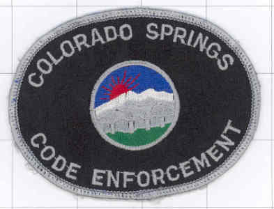 CSPD Code Enforcement Unit Badge Patch